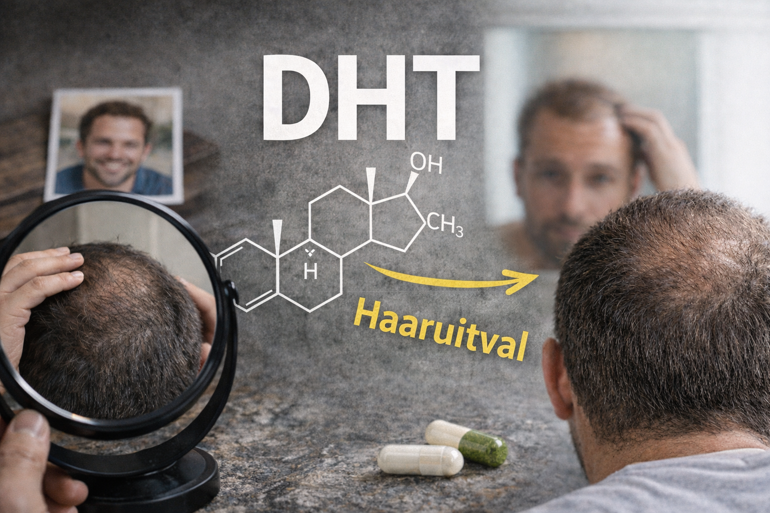 DHT en haaruitval bij mannen: hoe het echt werkt