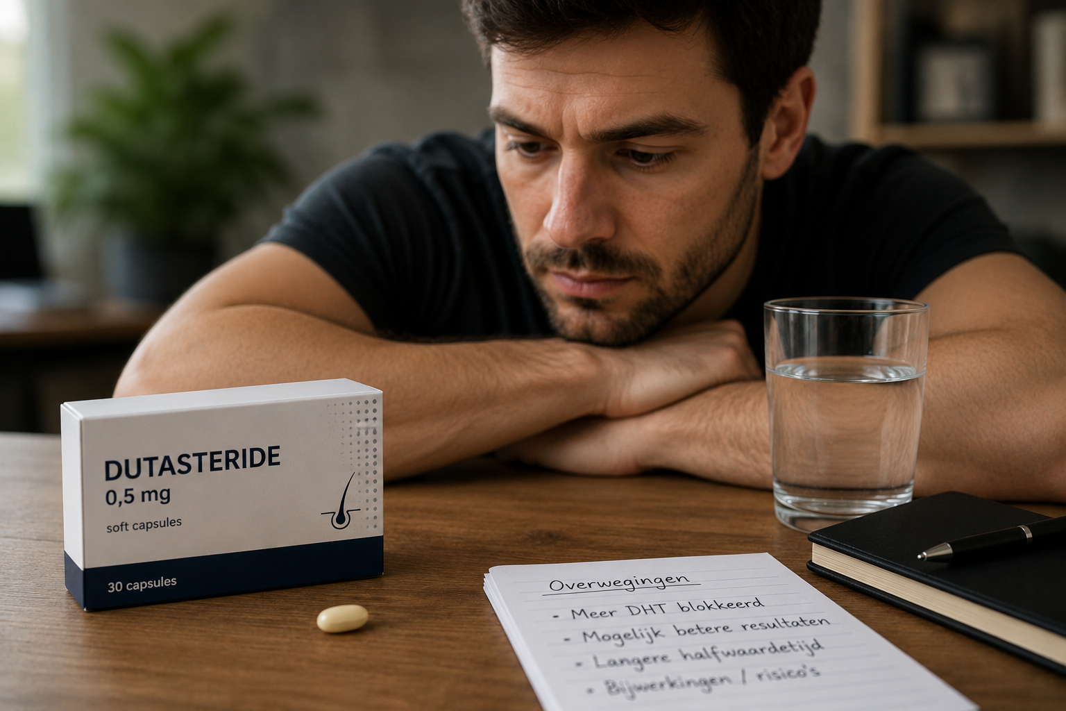 Dutasteride bij haaruitval: sterker dan finasteride?