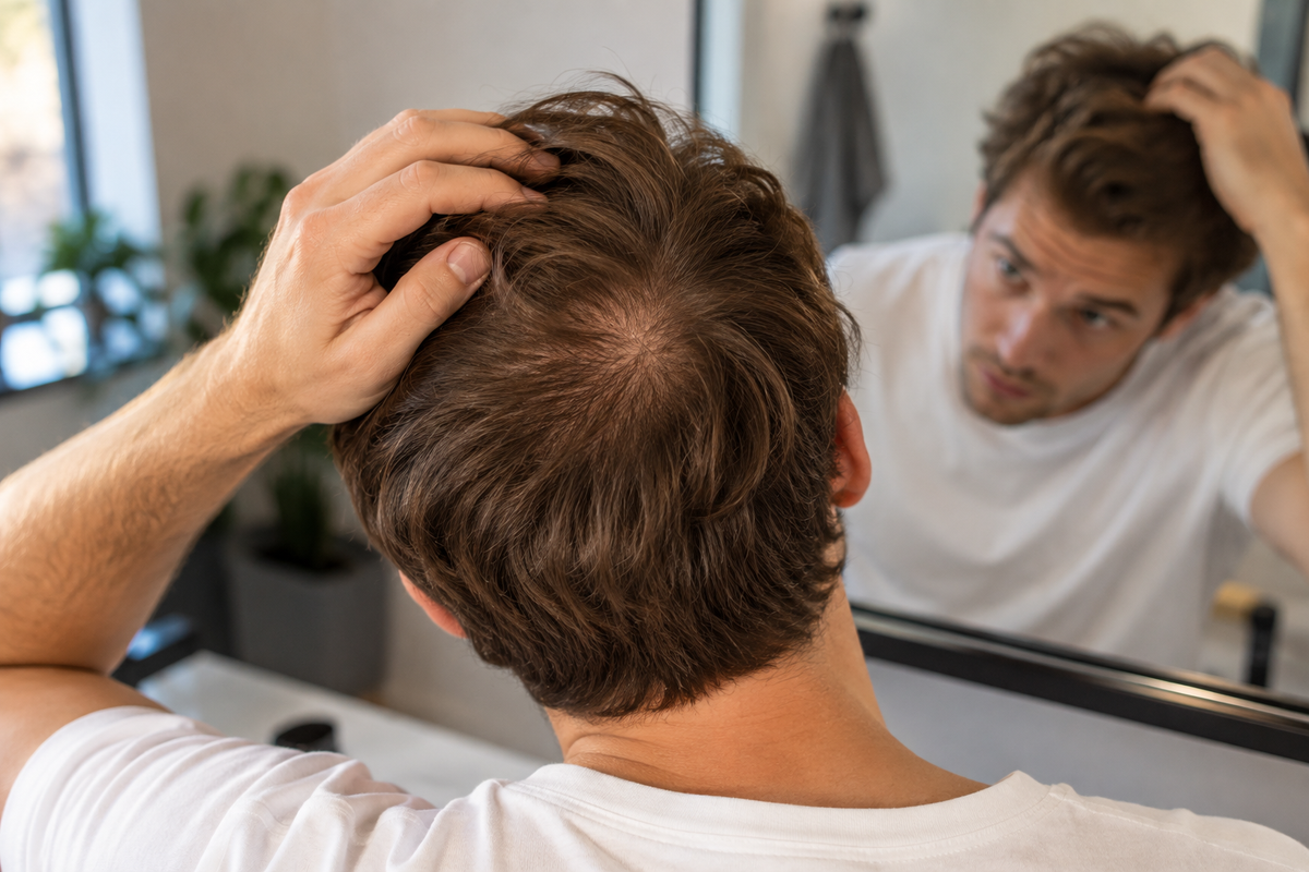 Dunner haar op je kruin: haaruitval of niet?