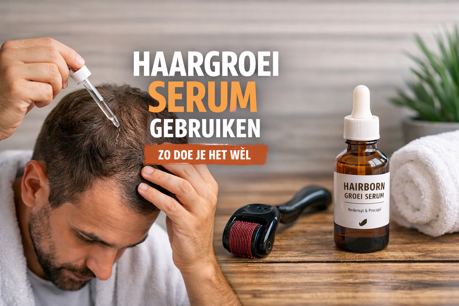 Haargroei serum aanbrengen: de juiste manier
