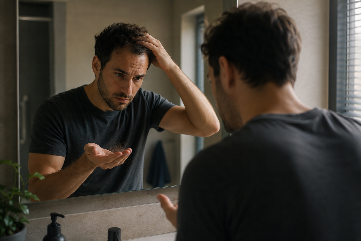 Telogen effluvium: waarom stress je haar laat uitvallen